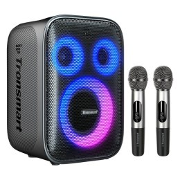 Głośnik bezprzewodowy Bluetooth Tronsmart Halo 200 + 2 mikrofony (czarny)