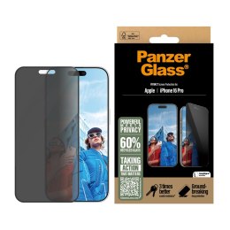 Osłona ekranu PanzerGlass | Jabłko | iPhone'a 16 Pro | Szkło | | Ultra-szeroki krój