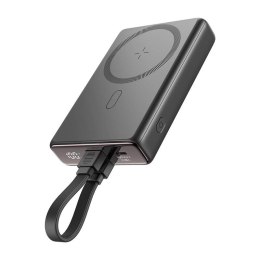 Magnetyczny powerbank z podstawką Joyroom JR-PBM01, 20W, 10000mA (czarmy)