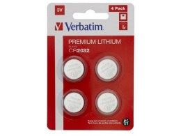 Verbatim Bateria litowa CR2032 (4szt blister)