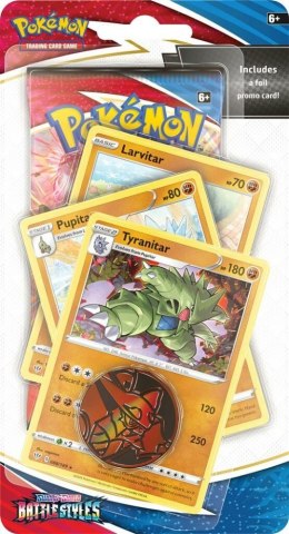 Pokemon TCG Battle Styles Premium Checklane Blister Larvitar