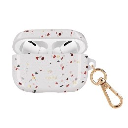 Etui UNIQ Coehl Terrazzo na AirPods Pro - białe