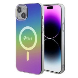 Etui Guess IML Iridescent MagSafe na iPhone 15 Plus / 14 Plus 6.7