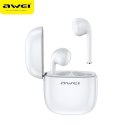 AWEI Słuchawki Bluetooth T28 TWS+stacja dokująca Białe