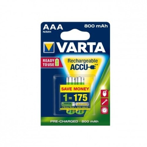 Varta Akumulatory R3 800 mAh 2szt. ready 2 use