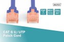 Digitus Patch Cord RJ45/RJ45 Kat.6 250MHz U/UTP AWG27/7 PE 5,0m Niebieski