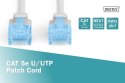 Digitus Patch cord U/UTP kat.5ePVC 0,5m szary