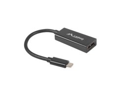 LANBERG Adapter USB CM - Displayport F 15cm czarny