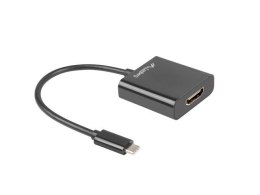 LANBERG Adapter USB CM - HDMI F 15cm czarny