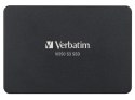 Verbatim Dysk SSD wewnętrzny 256GB 2,5cala VI550 S3 SATA III czarny