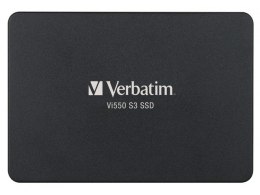 Verbatim Dysk SSD wewnętrzny 512GB 2,5cala VI550 S3 Sata III czarny