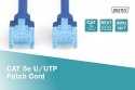 Digitus Patch cord U/UTP kat.5e PVC 2m Niebieski