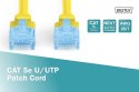 Digitus Patch cord U/UTP kat.5e PVC 2m Żółty