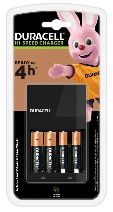 Duracell Ładowarka CEF27 + 2xAA/LR6 + 2AAA/LR4