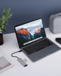 AUKEY CB-C94 HUB USB-C aluminiowy | Ultra Slim | 4w1 | 4xUSB 3.1