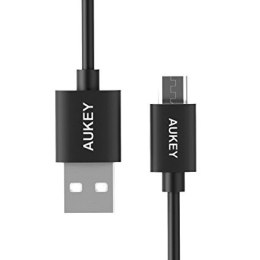 AUKEY CB-D03 OEM szybki kabel Quick Charge micro USB-USB | 0.3m | 2.4A | 480 Mbps