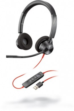 Plantronics Słuchawki przewodowe PC Blackwire 3320 USB-A