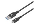 TB Kabel USB 3.0 - USB C 2m PREMIUM 3A czarny TPE