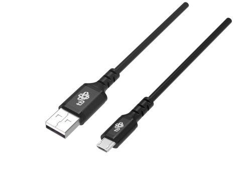 TB Kabel USB-Micro USB 2m silikonowy czarny Quick Charge