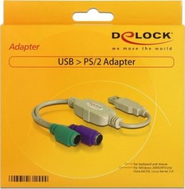 Delock ADAPTER USB-PS/2 X2 DELOCK