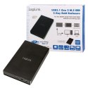 LogiLink Zewnętrzna obudowa SSD 2x M.2 SATA, USB3.1 gen2, Raid