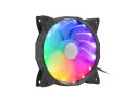 NATEC Wentylator do zasilacza/obudowy Genesis Hydrion 130 Rainbow LED 120mm