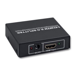 Qoltec Aktywny rozdzielacz Splitter HDMI 1x2 | v.2.0