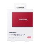 Samsung Dysk Portable T7 500GB USB 3.2 Gen.2 czerwony