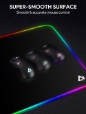 AUKEY KM-P7 RGB XXL gamingowa podkładka pod mysz i klawiaturę | 900x400x4mm | wodoodporna | gumowany spód | aplikacja G-aim Control Ce