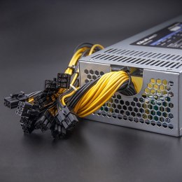 Qoltec Zasilacz PCI-E 1850W | 80 Plus Miner | Gaming Miner