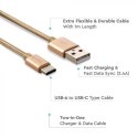 V-tac Kabel USB M - USB Typ-C M 1M 2.4A