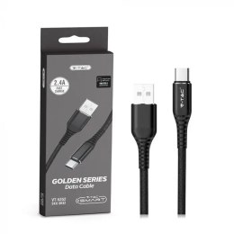 V-tac Kabel USB M - USB Typ-C M 1M 2.4A