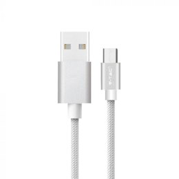 V-tac Kabel USB M - microUSB 1m 2.4A