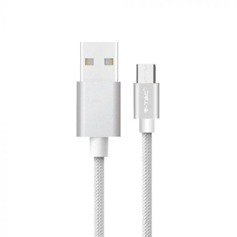 V-tac Kabel USB M - microUSB 1m 2.4A