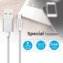 V-tac Kabel USB M - microUSB 1m 2.4A