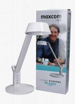 MAXCOM Lampka biurkowa MaxCom ML4400 Lumen, biała