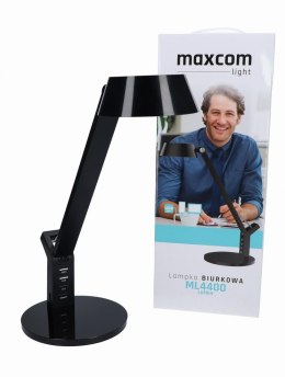 MAXCOM Lampka biurkowa MaxCom ML4400 Lumen, czarny