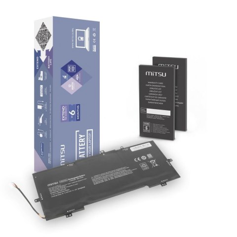 Mitsu Bateria Mitsu do notebooka HP Envy 13-D (11.4V) (3500 mAh)