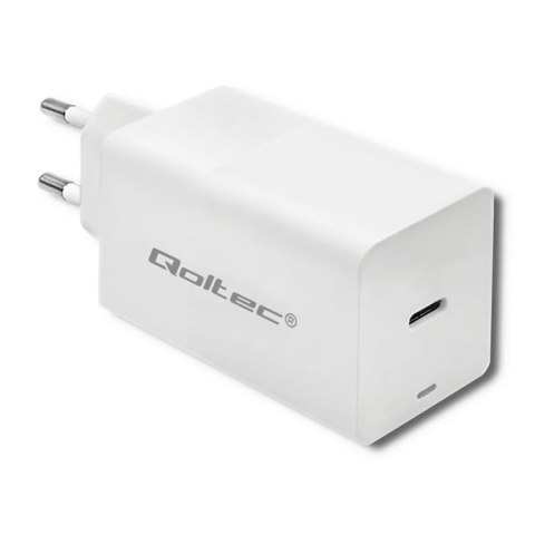 Qoltec Ładowarka GaN Qoltec FAST 65W | 5-20V | 3-3.25A | USB typ C PD