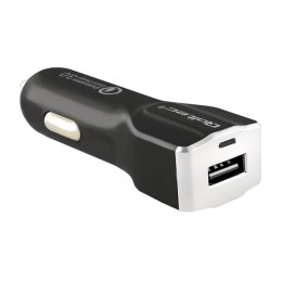 Qoltec Ładowarka samochodowa Qoltec Quick Charge 12-24V 1.5-3A USB