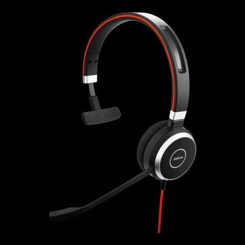 JABRA Słuchawki przewodowe z mikrofonem Jabra Evolve 40 MS Mono, USB-A czarne