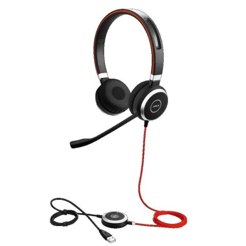 JABRA Słuchawki przewodowe z mikrofonem Jabra Evolve 40 MS Stereo, USB-C czarne