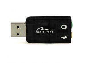 MEDIA-TECH Karta dźwiękowa Media-Tech Virtu 5.1 USB MT5101