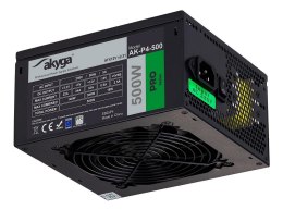 AKYGA Zasilacz ATX 500W Akyga Pro AK-P4-500 Semi-Modular Fan12cm P8 5xSATA 2xPCI-E