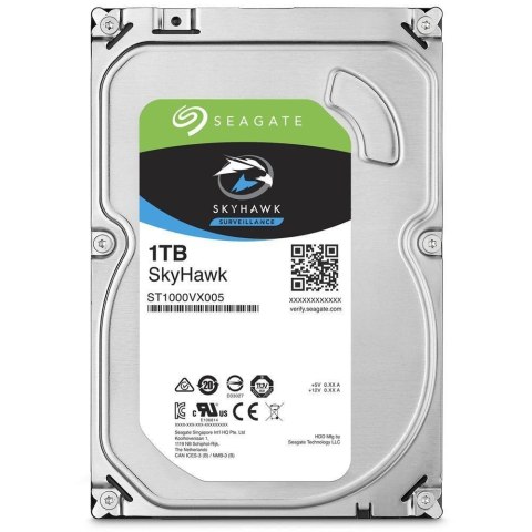 Seagate Dysk SEAGATE SkyHawk™ 1TB ST1000VX005 64MB SATA III