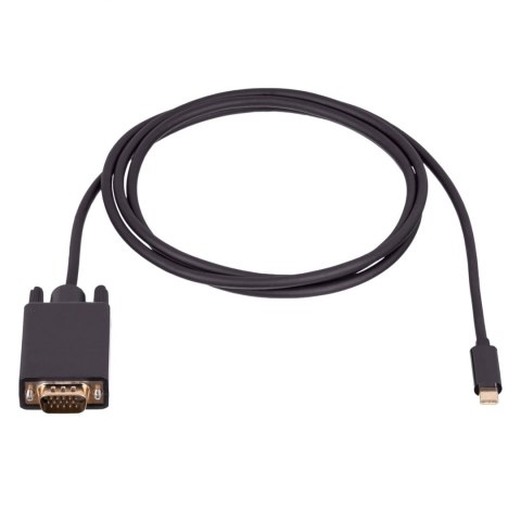 AKYGA Kabel adapter Akyga AK-AV-17 USB C - VGA 1,8m czarny