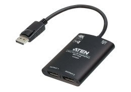 KVM ATEN Rozdzielacz/Splitter ATEN True 4K DisplayPort MST VS92DP (VS92DP-AT) 2-port.