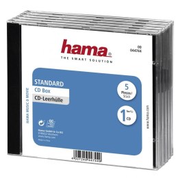 HAMA POLSKA Pudełko CD Hama standard 5- Pak