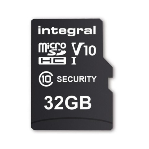 INTEGRAL Karta pamięci Security Micro SD INTEGRAL 4K V30 UHS-1 U3 A1 32GB (+adapter SD)