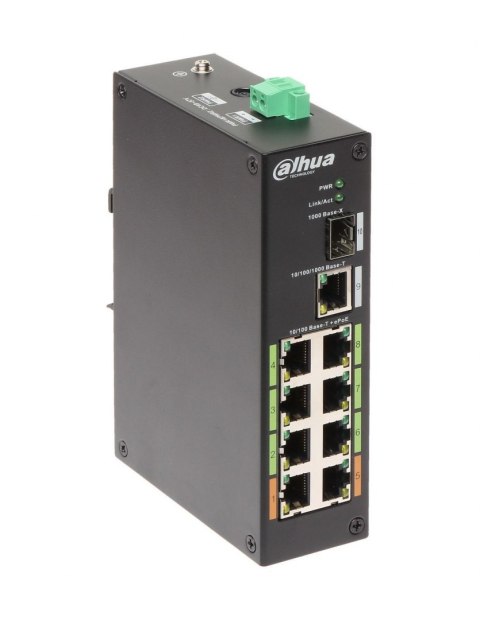 DAHUA Switch niezarządzalny Dahua LR2110-8ET-120 8x10/100M PoE 2x1G